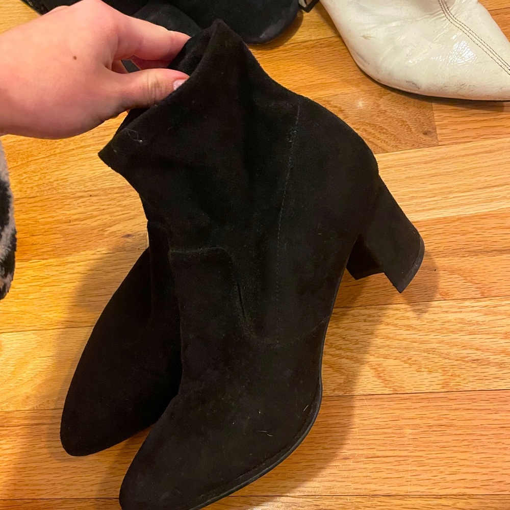 Marc Fisher black booties